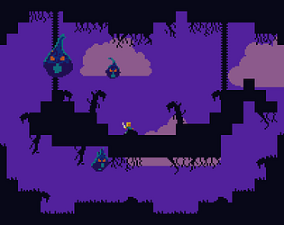 The purple night